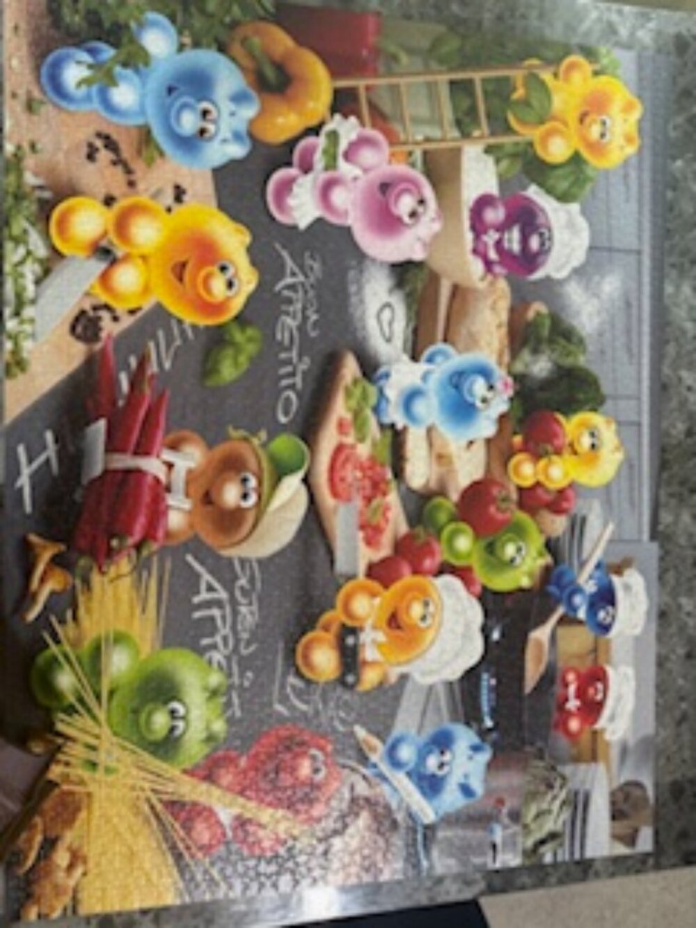 Ravensburger 2000 Piece Puzzle Rare Gelini Bon Appetite
